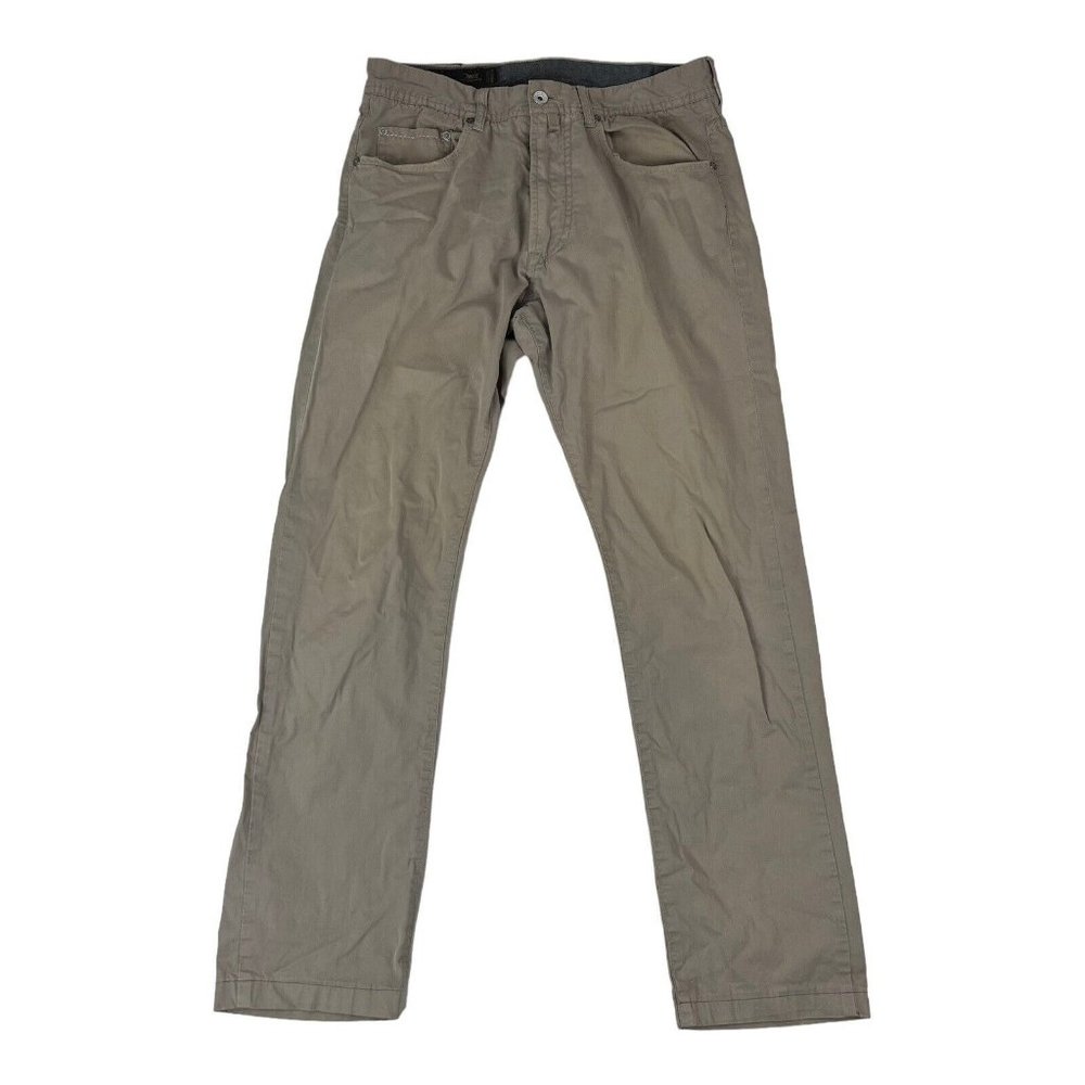 MCS Malboro Classic Brown 5 Pocket Cotton‎ Pants Mens Size 31X34
